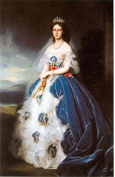 Franz Xaver Winterhalter Portrait of the Queen Olga of Wurttemberg